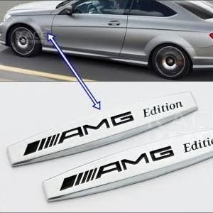 Emblem Fender Amg Edition Mercedes Benz / Fender Samping Mobil Premium
