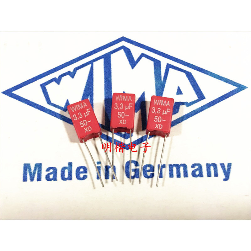 2020 Hot Sale 10Pcs/20Pcs German Capacitor Wima Mks2 50V 3.3Uf 335 50V 3U3 P: 5Mm Audio Capacitor