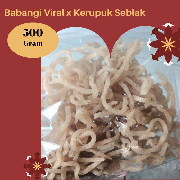 babangi mentah kerupuk seblak viral prasmanan