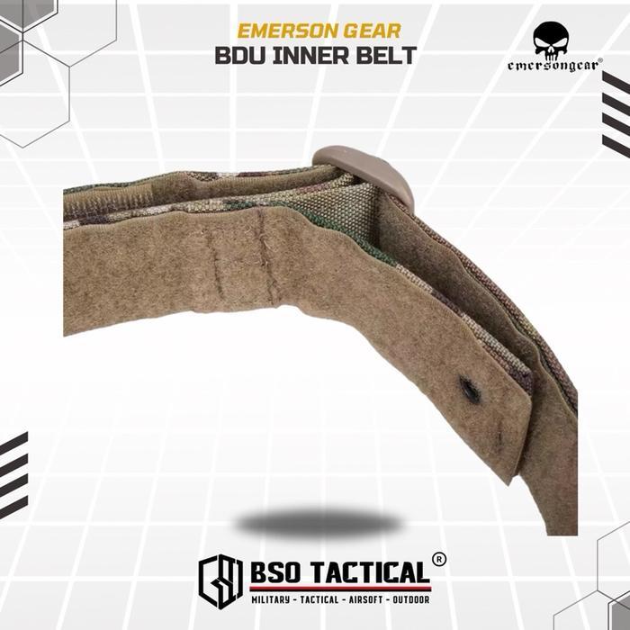 Ikat Pinggang Emerson Gear Tactical BDU Belt Inner Waist Belt Outdoor Tactical Multifungsi Siap