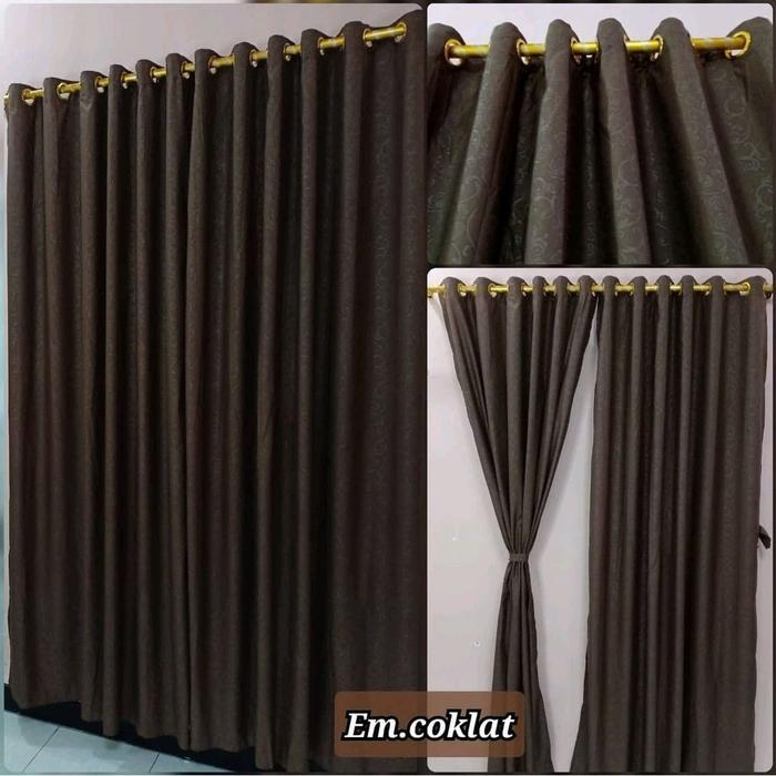 Gorden Pembatas Penyekat Ruangan Masjid Jendela Kain Original