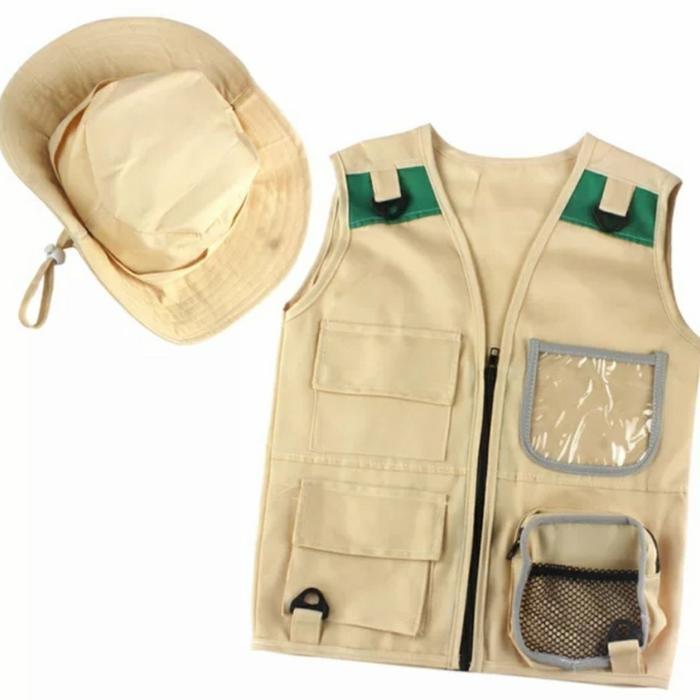 Kids Safari Costume Explorer Zoo Keeper Kostum Anak Profesi Penjelajah