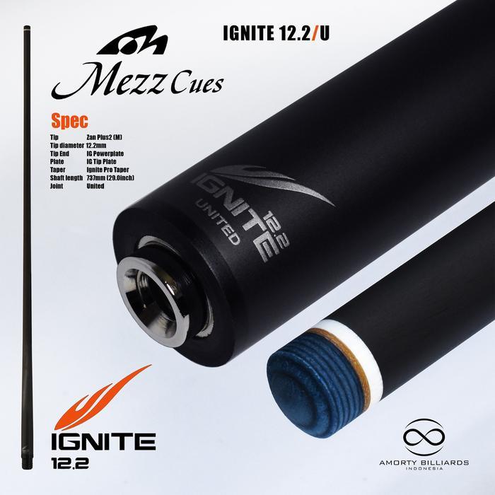 Mezz Ignite Carbon Shaft Joint united / Shaftt Play Billiard