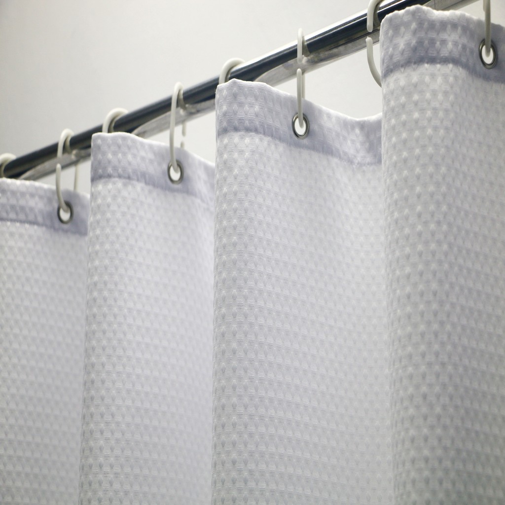 Minghe Fabric Shower Curtain,Heavy Duty Cloth Bathroom Shower Curtain,Polyester Shower Curtain