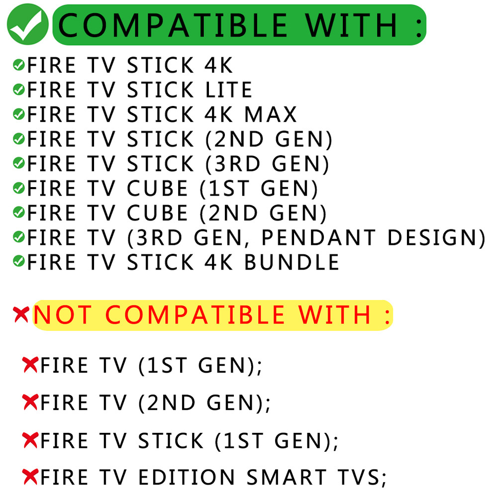 Replacement Voice Remote Control for Fire Stick TV 3rd Gen Smart TV Stick 4K MAX Lite Fire Cube