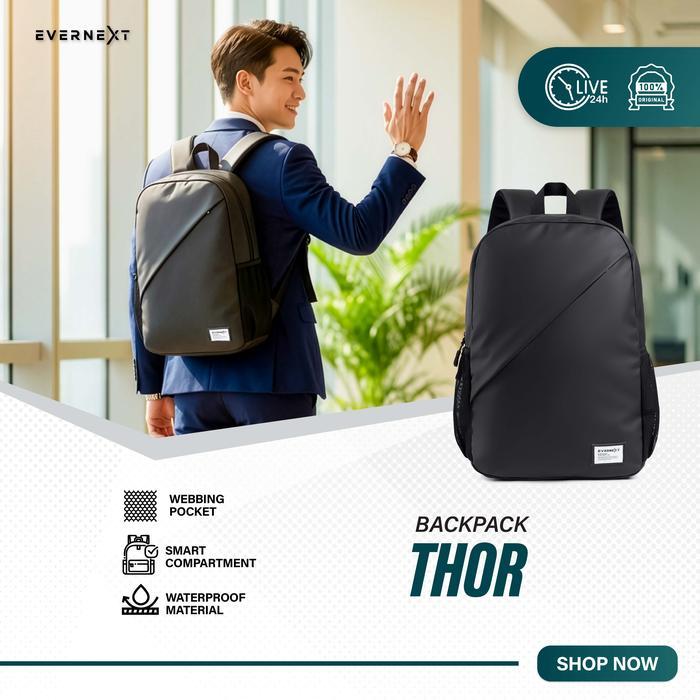 Eiger T- Tas Ransel Laptop Pria Waterproof Tas Outdoor Pria Backpack Thor Pria