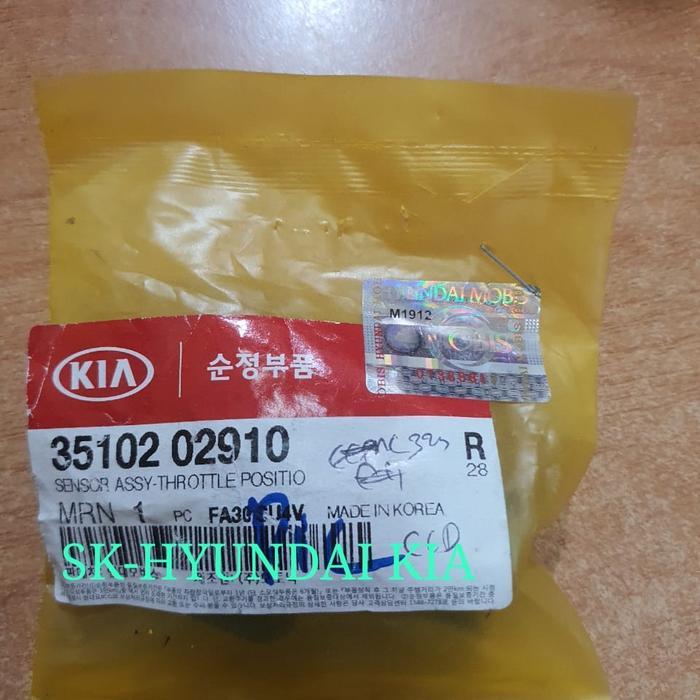 Sensor Tps Throttle Position 35102-02910 Kia Picanto Lama Cosmo -Asli