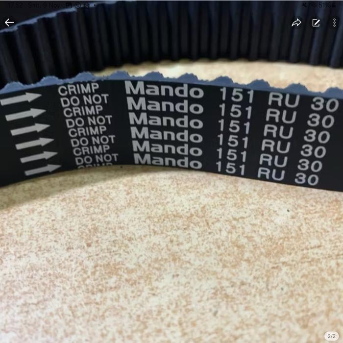 Timing Belt Ok551-12205 Kia Carnival Diesel Gigi 151 - Asli Mando