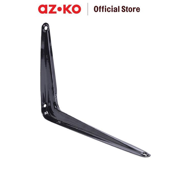 AZKO Masterspace Bracket Rak Dinding L 15x20 cm - Hitam Penyangga Ambalan Wall Bracket Dudukan Rak