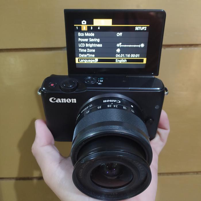 Canon M10 Hitam Mirrorless
