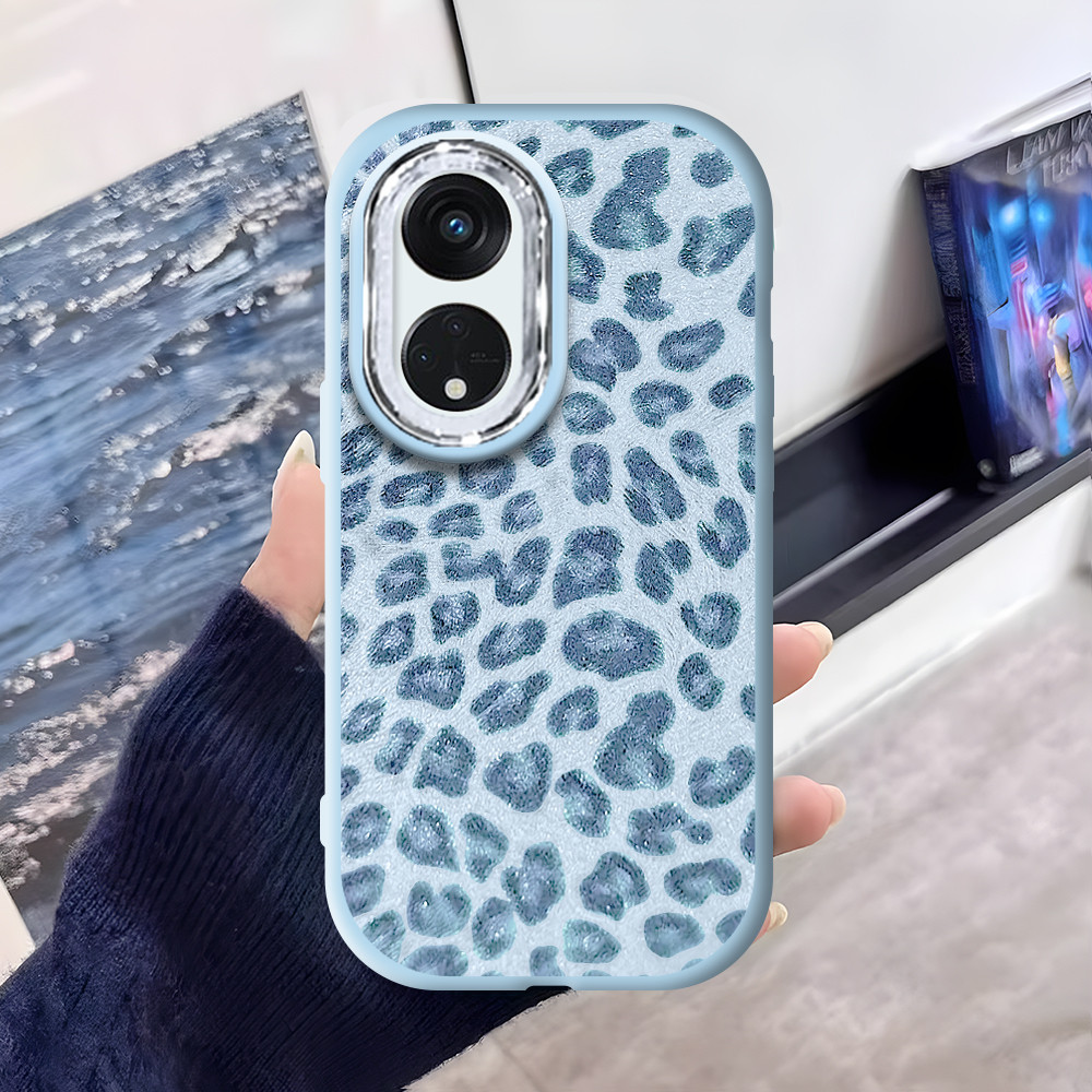 Casing Hp Untuk OPPO Reno 8T 5G Silikon Phone Case Custom Softcase Kesing Cassing Fashion Leopard pr