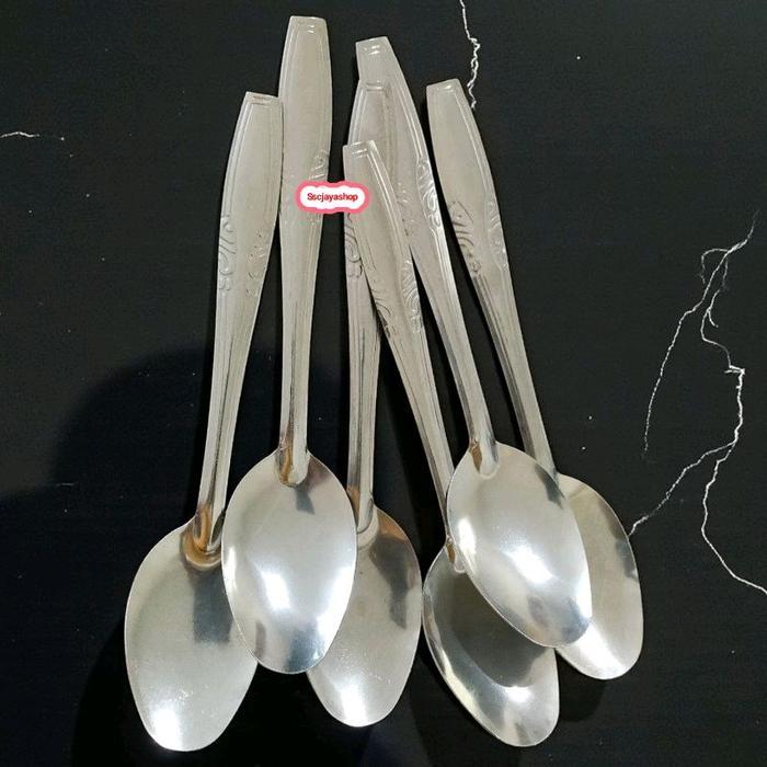 SENDOK isi 12 pcs stainless steel makan kitchenware mangkok styrofoam ramah lingkungan mangkuk