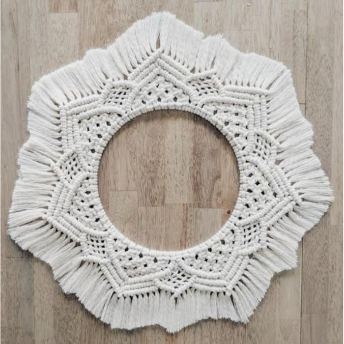 [READY] MACRAME MANDALA WALLHANGING HIASAN DINDING / MEJA MANDALA 002