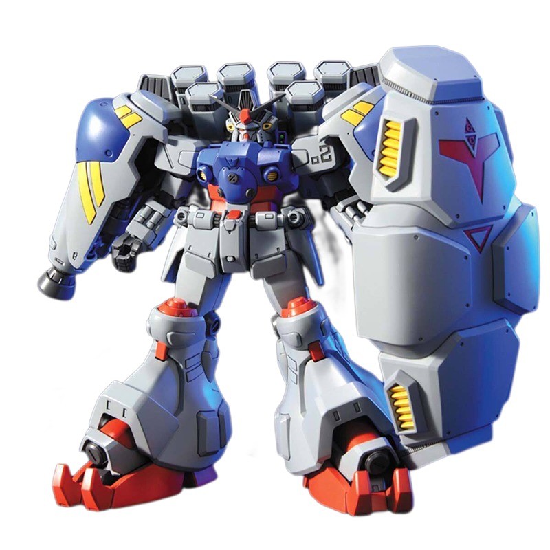 In Stock Original Bandai HGUC Gundam No.075 1/144 RX-78GP02A Gundam GP02A MLRS Type Model Kit Anime