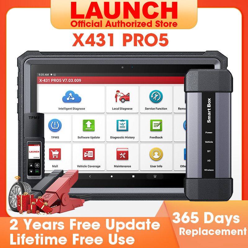 Launch X431 PRO 5 PRO5 Car Diagnostic Tools J2534 SmartBox