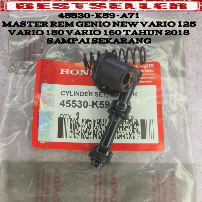 45530-K59-A71 SEAL SIL MASTER REM CAKRAM DEPAN ALL NEW VARIO 125 150 160 PCX GENIO SCOOPY 2020 BEAT