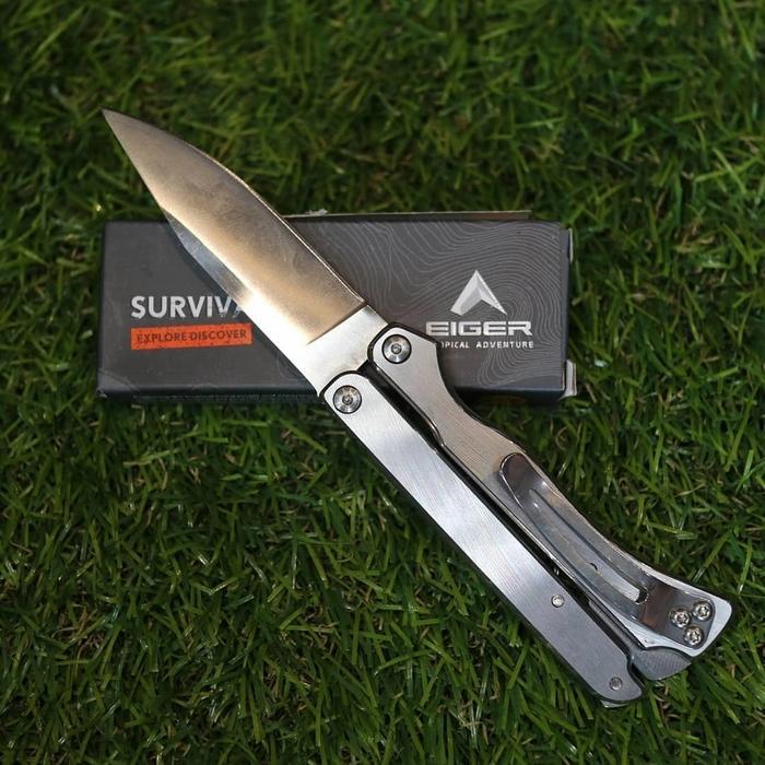 Ada Stok Pisau Lipat Apocalyps Knife Survival- Original