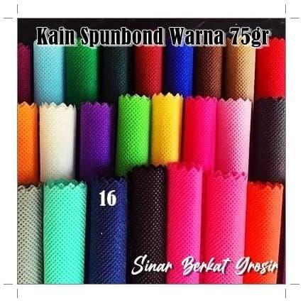 Terbaru Kain Background Putih / Kain Dekorasi Backdrop / Spunbond Warna 75Gr