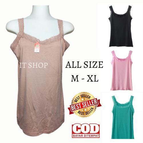 IVSHOP - Camisol Renda Jumbo / TankTop Jumbo XXXL Tali Lebar / Tank Top Ukuran Besar Tali Lebar Big