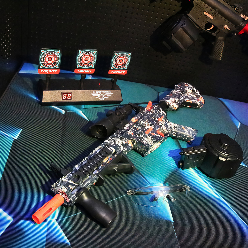 M416 Electric Gel Ball Blaster Toy Gun Manual/Automatic Mode , Rechargeable - Suitable for Summer