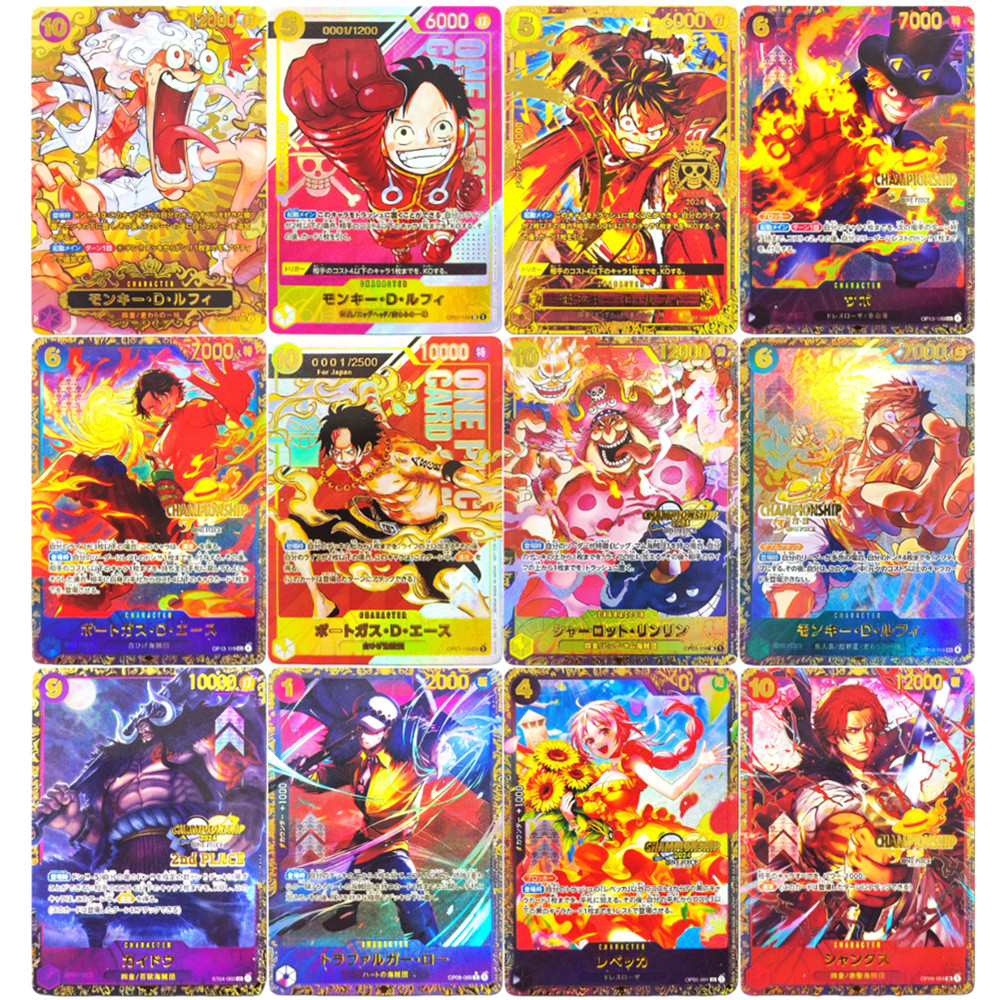 DIY One Piece Card Japanese Championship Champion 24-27 Prize Card Boa Hancock Crocodile Collection