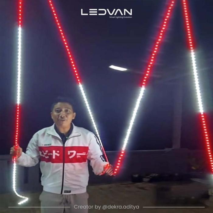 Lampu Merah Putih - Lampu Led Strip Merah Putih Dekorasi 17 Agustus Agustusan Lampu Selang