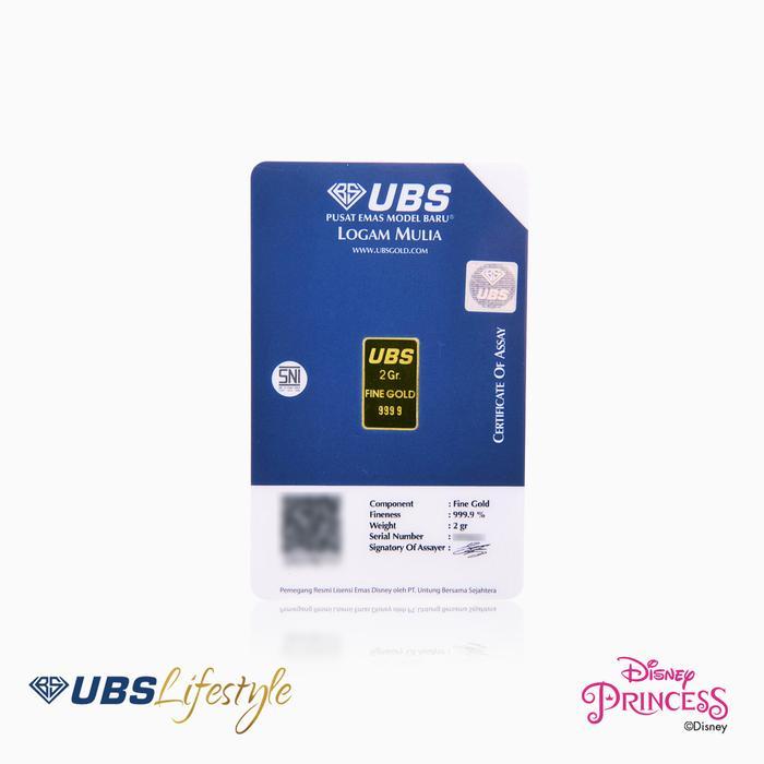 UBS Logam Mulia Disney Princess Ariel 2 Gr
