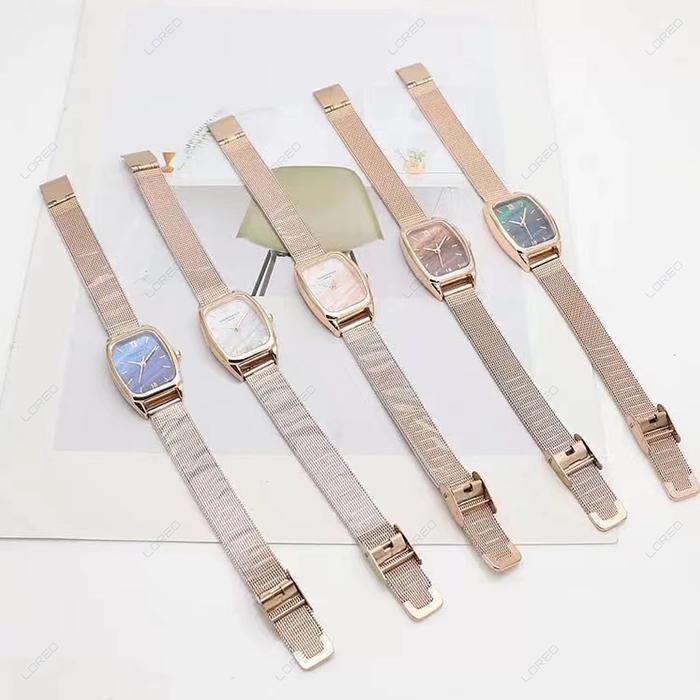 Loreo Jam Tangan Wanita Casual Adjustable Strap Rantai Pasir Analog Watch