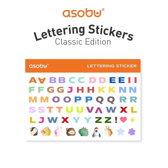 ASOBU Lettering Sticker - Classic Edition/Bestie Sticker Pack