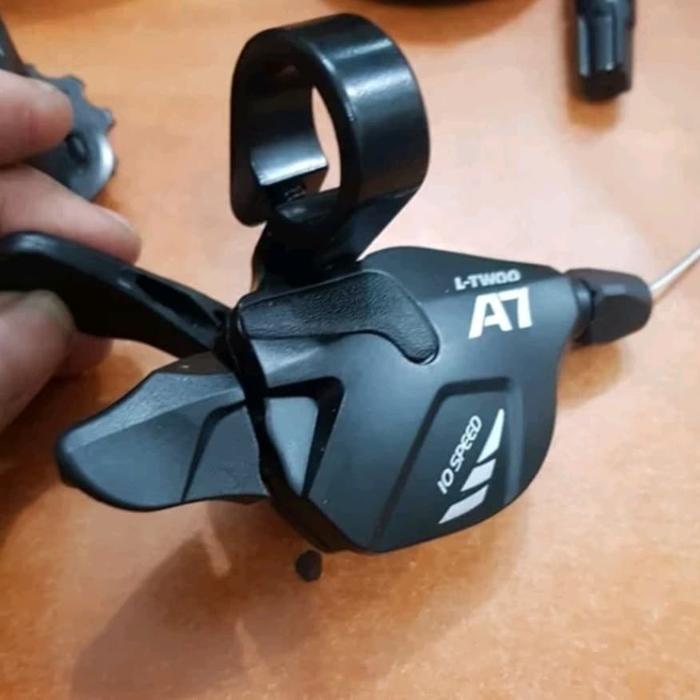 Shifter Dan Rear Derailleur RD 10 Speed L-TWOO A7 10 Sp Short Cage Pendek Sepaket RD Dan Shifter 10