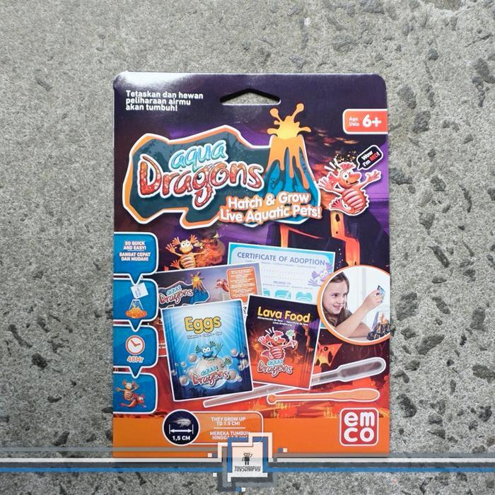 Aqua Dragons Red Volcano Refill Playset Deep Sea Monkey Habitat STEM Aquatics Pets