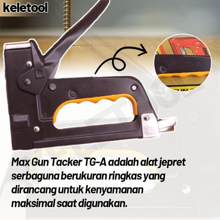 Staples / Stapler Tembak MAX Gun Tacker TG-A Max Gun Tacker TG-A / Stapler Gun Tembak stapler