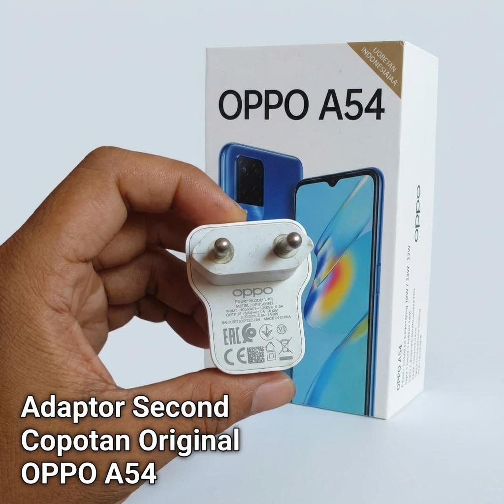 Adaptor Charger Oppo OP92KAEH Ori Second Original Fast Charging 18W 9V2A Cocok Untuk Oppo A54
