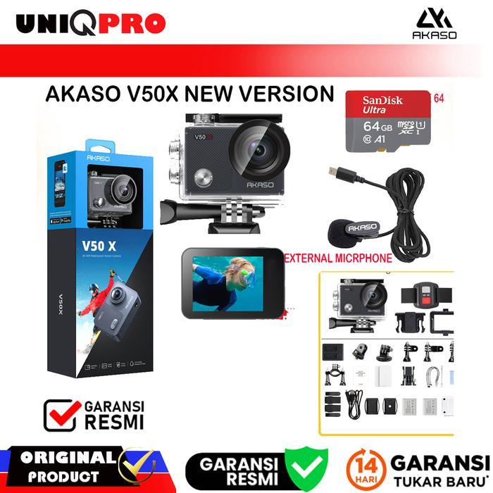 Akaso V50X Action Camera Full Hd 4K Eis Wireless Cam 4K Terbaru 