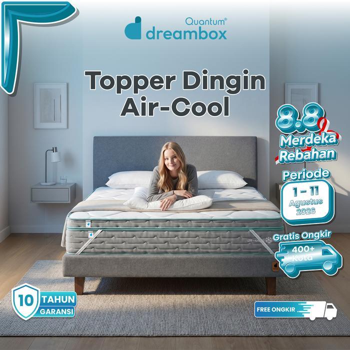 Quantum Dreambox Cooling Topper Aircool / Topper Kasur Dingin / Cool-To-Touch