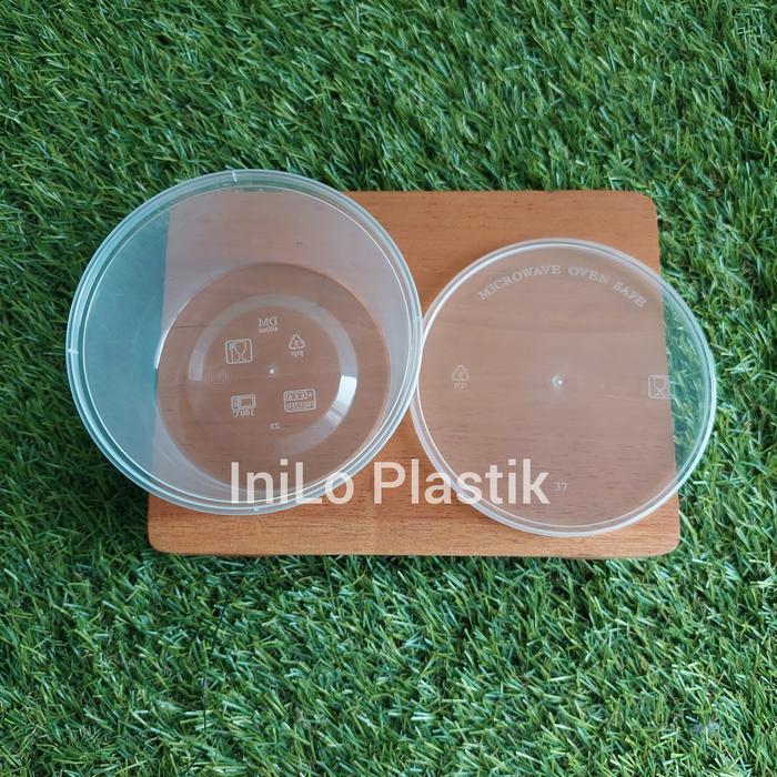Promo Thinwall Dm 400Ml Round / Thinwall Mangkok Datar 400 Ml - Isi 25 Pcs