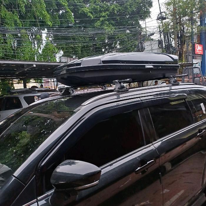 Roof rack bagasi atas mobil model jepit roof rail Car - All new rush 600 liter