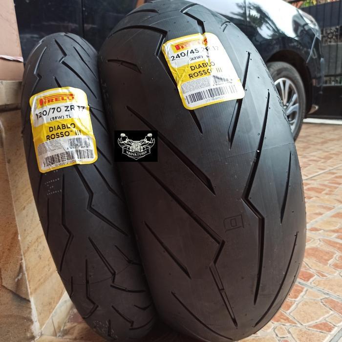 Ban pirelli diablo rosso III 120/70-17 240/45-17 ducati diavel