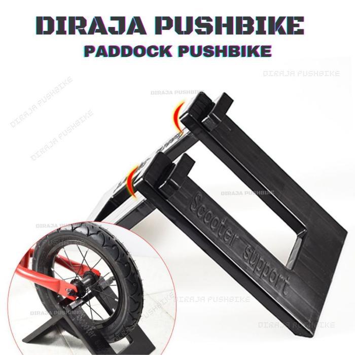 Meroca Bike - Paddock Pushbike 12 Inci Tempat Parkir Paddock Balance Bike Standar Paddock Pushbike