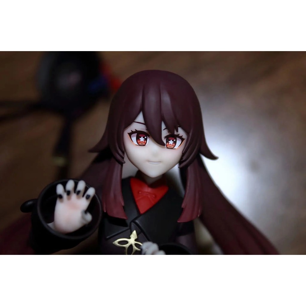20CM Game Genshin Impact HuTao Figure Seventyseventh ng Sheng Hall Master Desktop Figurines PVC