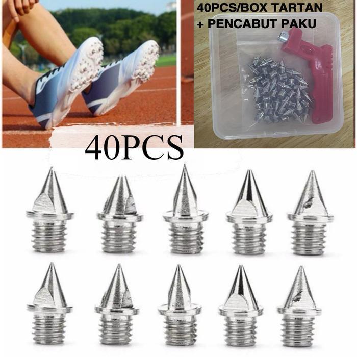 Terlaris 20pcs Paku Spike Sprint Paku Sepatu Spike Sepatu Spike Sprint Spike Shoes Stainless Paku