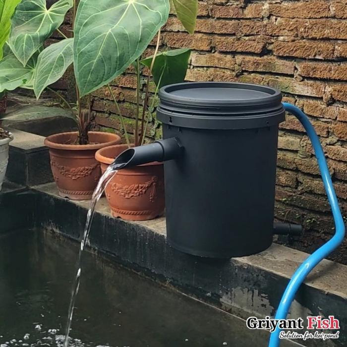 Tong Filter 25lt Kolam Koi Chamber Media Filter Ember Koi