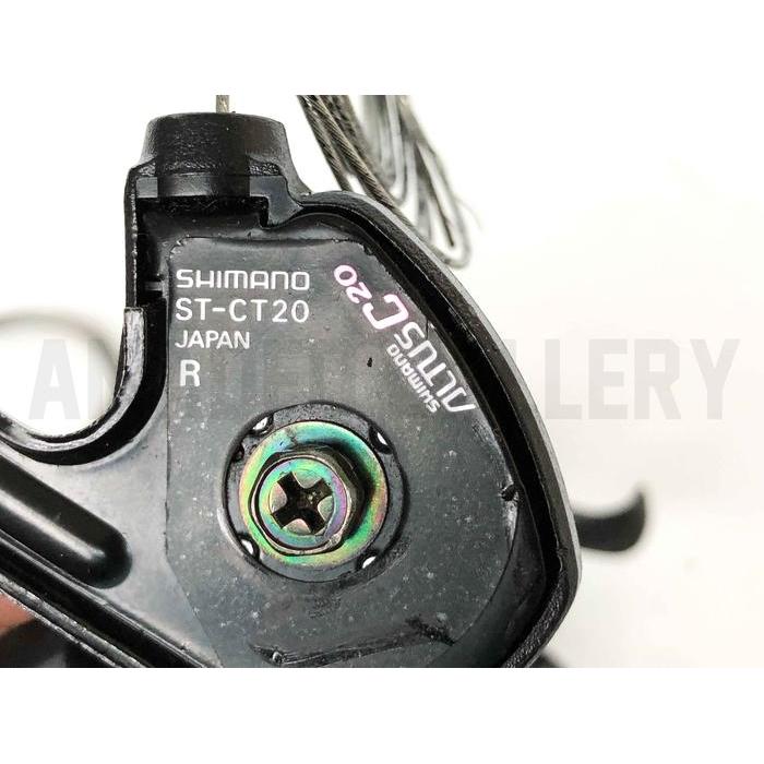 Terlaris Shifter 6 Speed Shimano Altus Ct20 Japan Index Nos Vintage Jadul Mtb