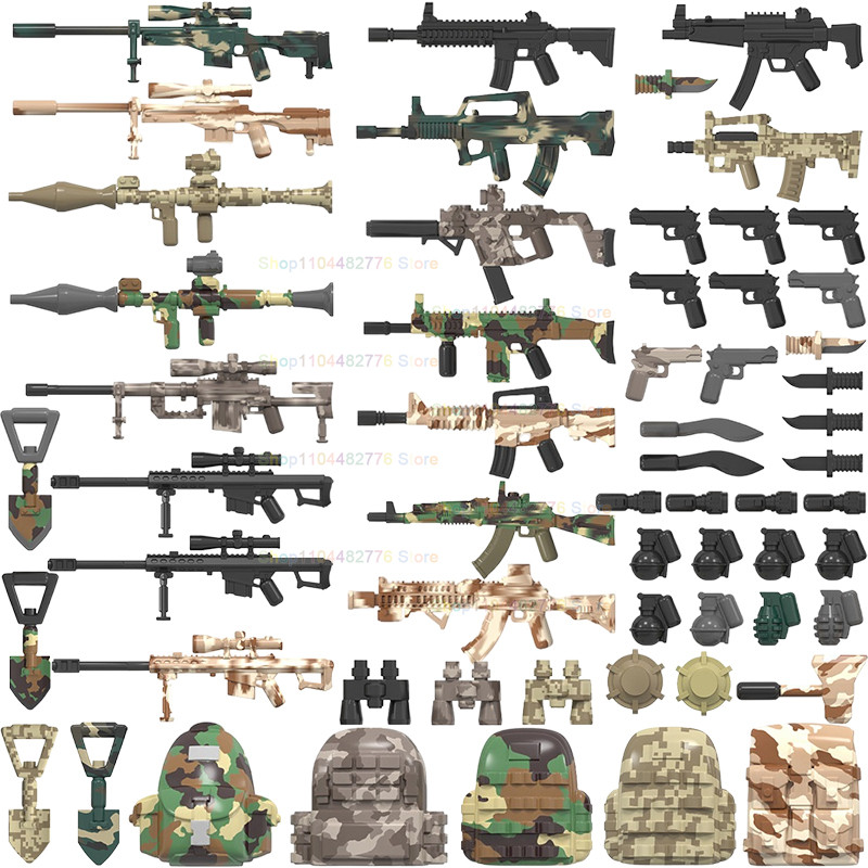 Hot Military Building Ghost Speial Fores Soldiers s Aessories Weapons Dolls Briks Toys WM6168