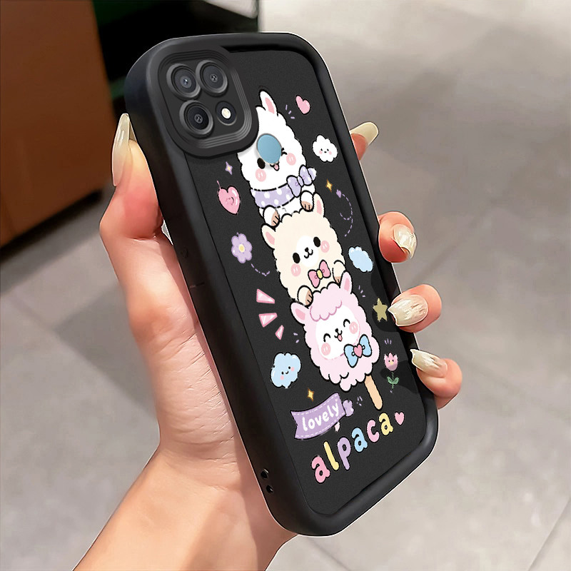 Casing Hp OPPO A15 A15s A35 Case Casing pola sapi Kesing mewah HP Cesing mata langit tangga model ba