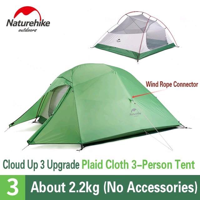 new TENDA CLOUD UP 3 210T NATUREHIKE NH18T030-T210T (UPGRADE VERSION)