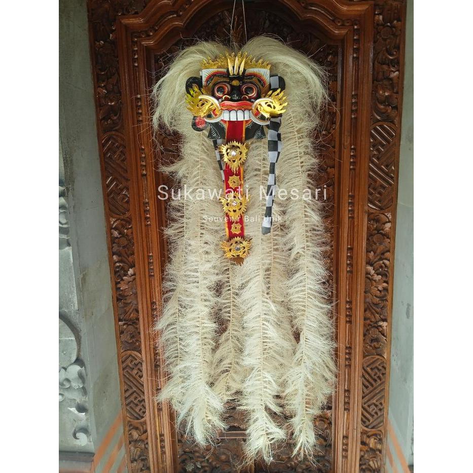 Tapel Topeng Rangda Mebok Leak Bali Bali Lengkap Dengan Bulu Rambut Dan Lidah Murah