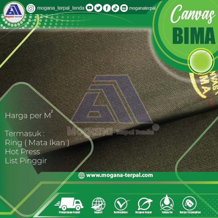 new TERPAL KANVAS BIMA (coklat, hijau army)