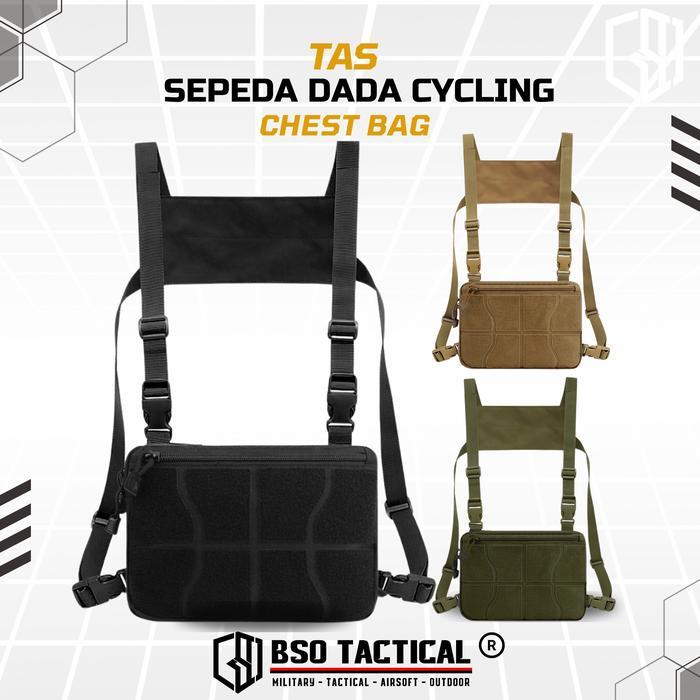 Deuter Bag - Tas Sepeda Dada Outdoor Cycling Chest Bag Tactical Chest Rig Bag Gym Hyrox Fitnes 600D
