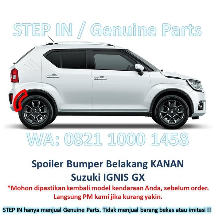 Spoiler Bumper Belakang Samping Suzuki Ignis Gx Cover Bumper Side